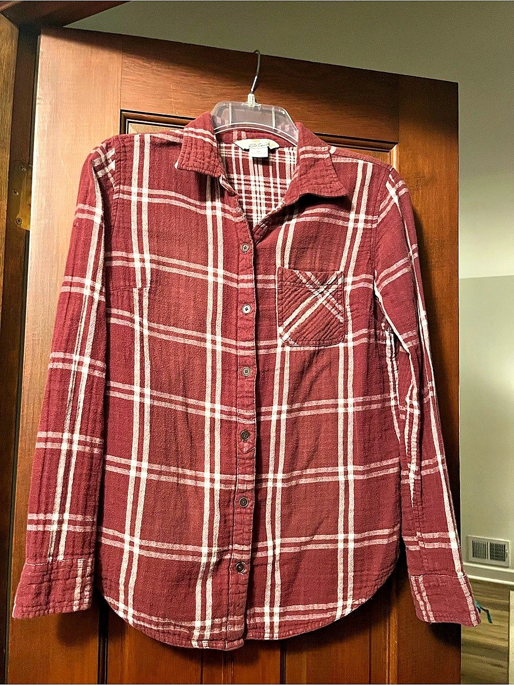 Bob Timberlake Plaid Button Down in Red & White Size XS Like New